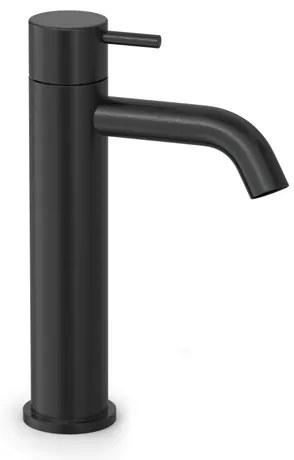 Hotbath COBBER Wastafelmengkraan zonder waste Geborsteld zwart PVD CB003MCMBP