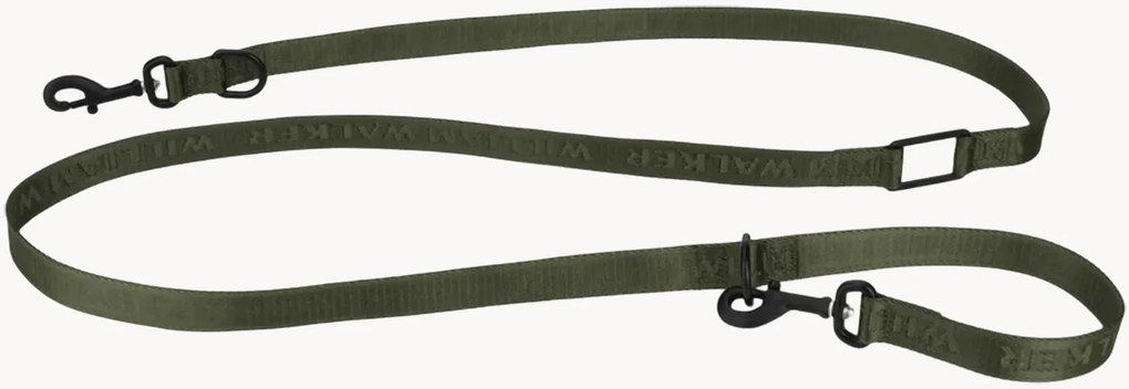 Verstelbare jacquard hondenriem Forest