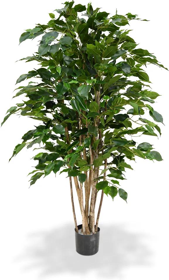 Ficus Exotica Deluxe kunstplant 125 cm groen