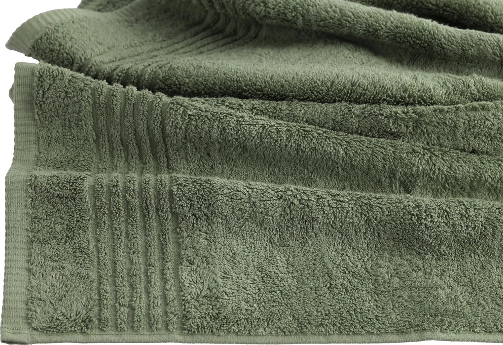 Gastendoek Supreme Collectie - 6 stuks - 30x50 - oud groen