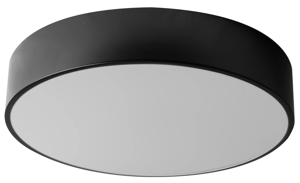 Plafondlamp 50cm Rond Zwart Plafond app644-4c