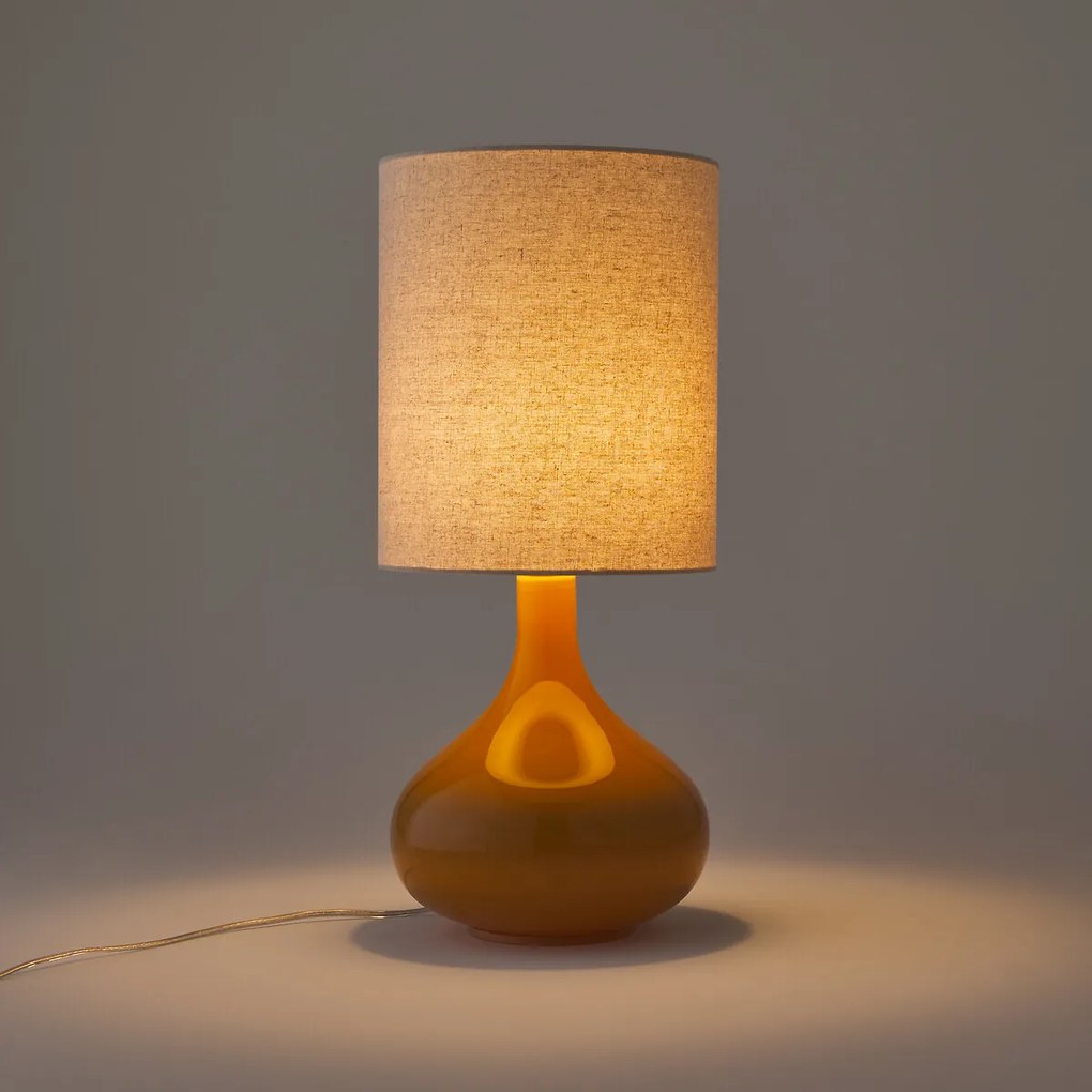 Lamp in glas en linnen, Juna