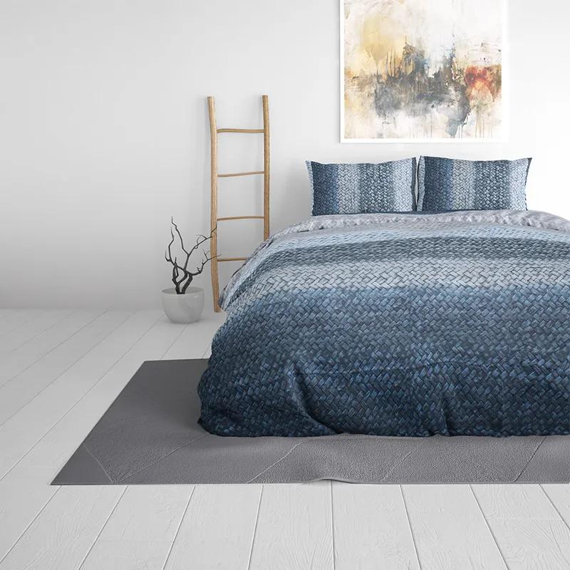 Sleeptime Elegance Gradient Knits - Blauw 1-persoons (140 x 220 cm + 1 kussensloop) Dekbedovertrek