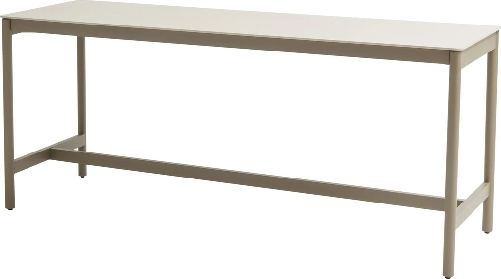 Soho high dining tuintafel 220x75xH95 cm keramiek oyster mocca Taste 4SO