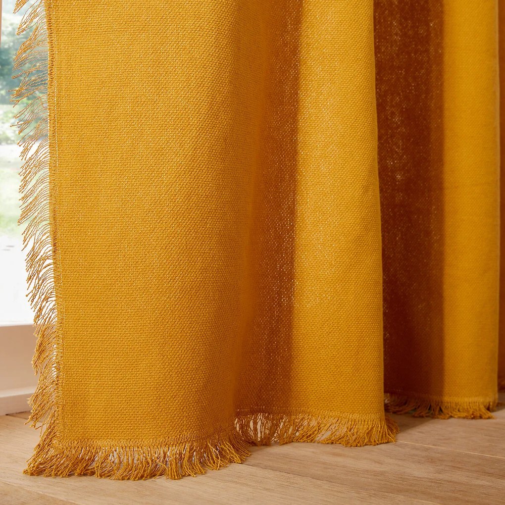 Katoen geweven gordijnpaneel Panama