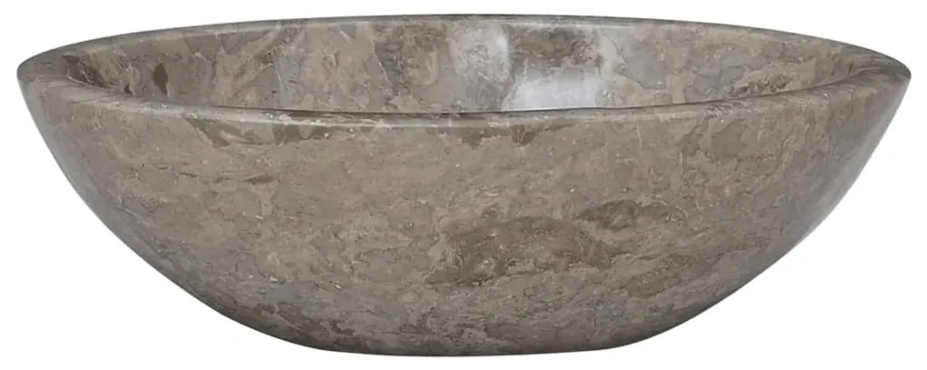 vidaXL Gootsteen 53x40x15 cm marmer grijs
