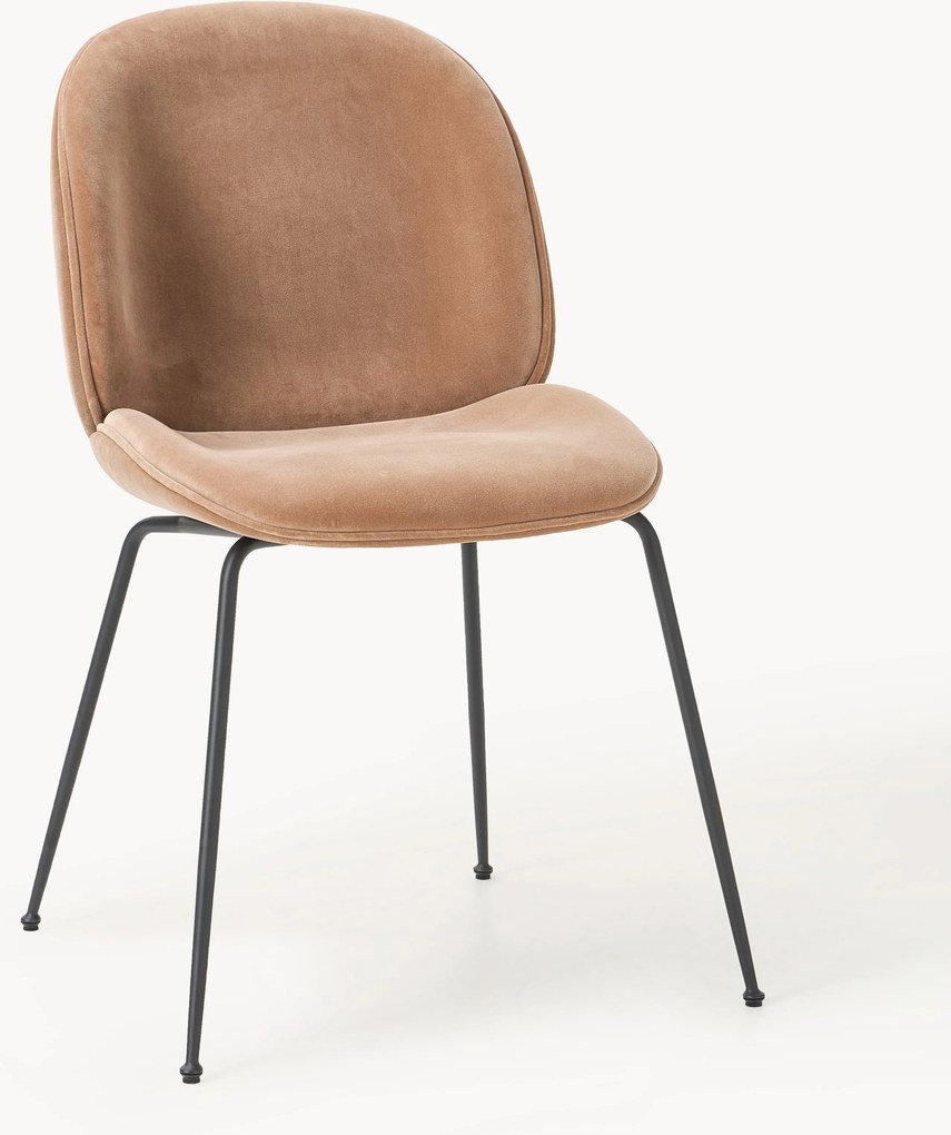 WESTWING x GUBI, Gestoffeerde eetkamerstoel Beetle by Delia Lachance