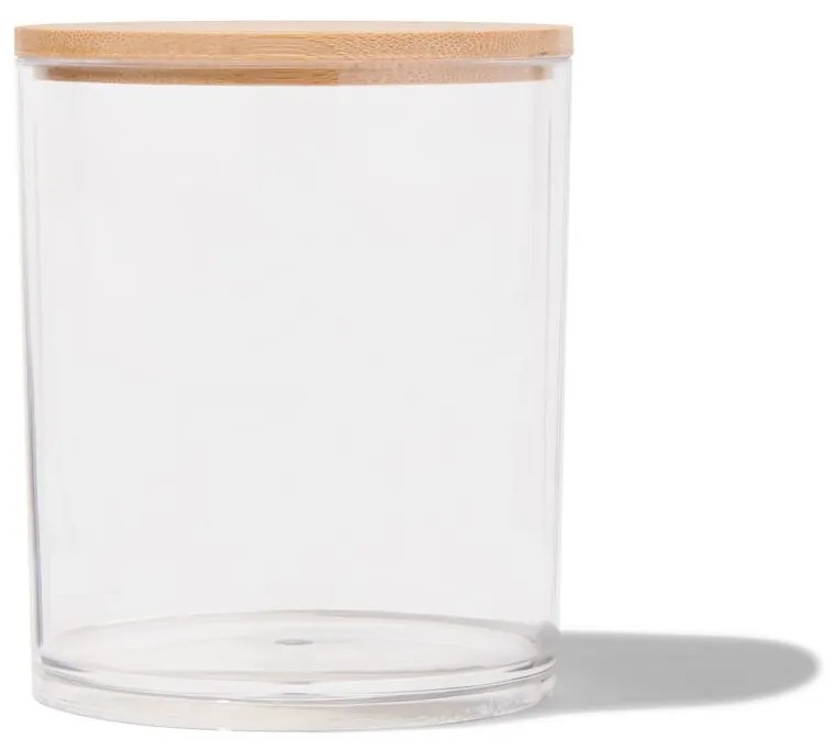 HEMA Organizer Rond Transparant Met Deksel Ø8.7x10.6 (transparant)