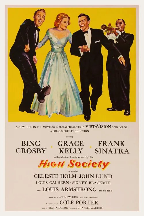 Ilustratie High Society with Bing Crosby, Grace Kelly & Frank Sinatra