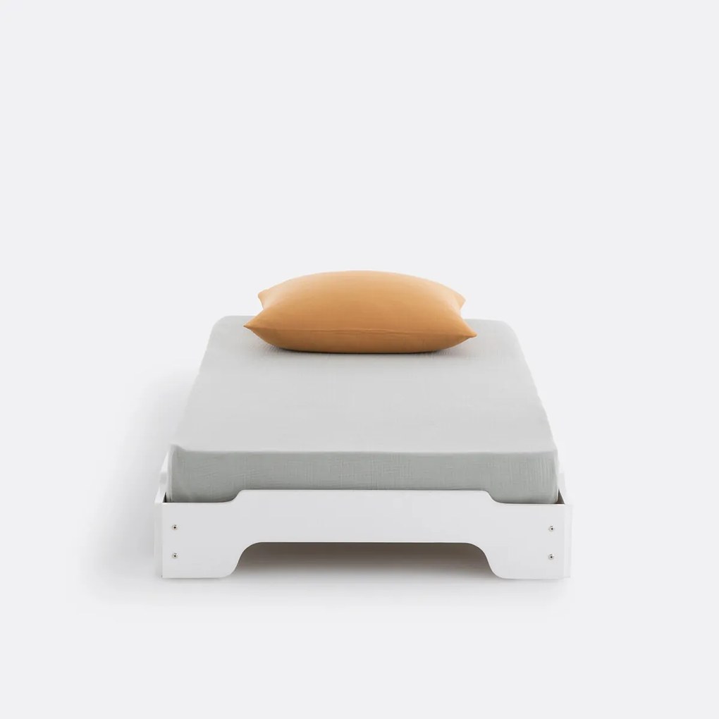 Bed met boxspring, stapelbaar, EGZIGU