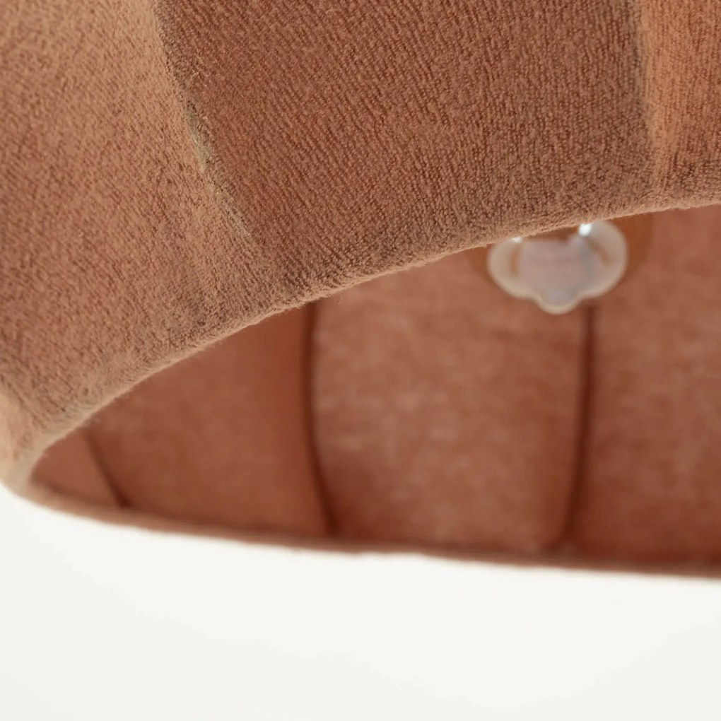 By-Boo Vinta Stoffen Hanglamp Terracotta