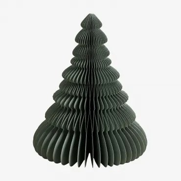 Kerstboom Van Papier Noelle Green Bay & ↑24 Cm - Sklum