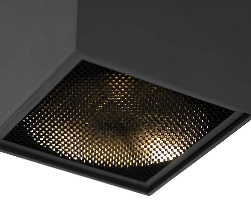 Design Spot / Opbouwspot / Plafondspot zwart - Box Honey Design GU10 kubus / vierkant Binnenverlichting Lamp