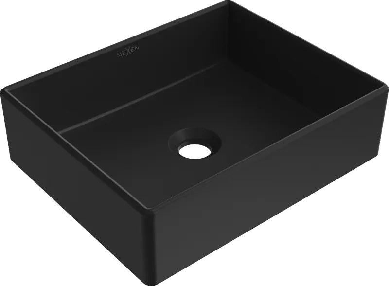 Mexen Goya opbouwwastafel 40 x 32 cm, zwart mat - 22184085