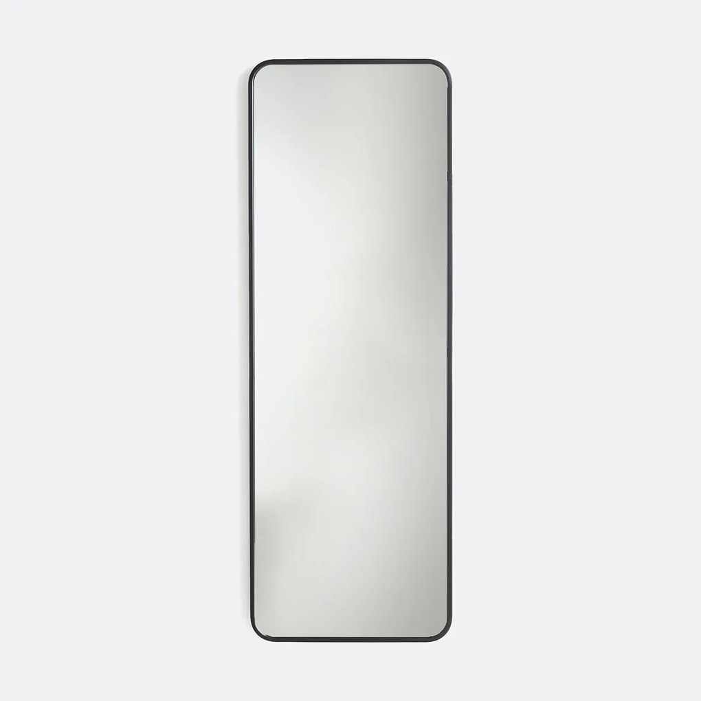 Rechthoekige metalen spiegel, breedte 42 x hoogte 120 cm, IODUS