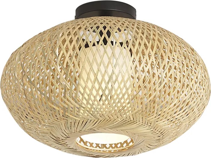 Japandi plafondlamp bamboo 42cm IP44 - Moana