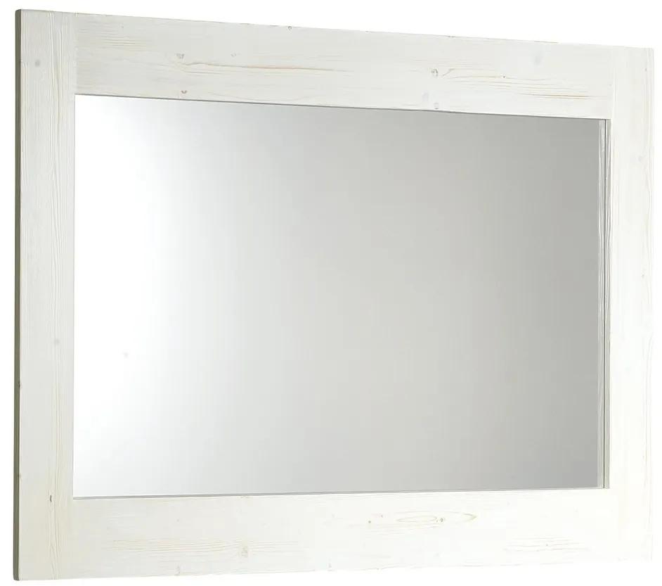 Merk Spiegel 100x80x2cm oud wit