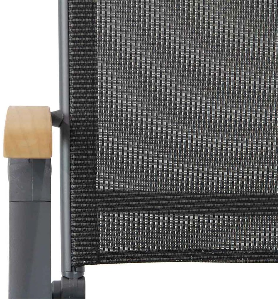 Lifestyle Garden Furniture Rosello Standenstoel Aluminium/teak Grijs