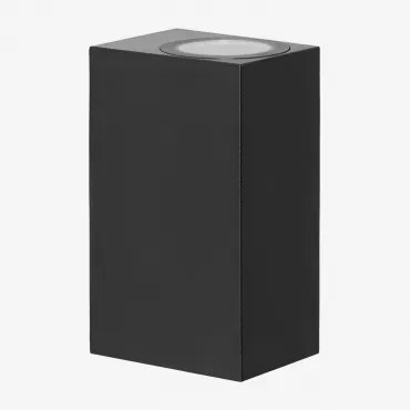 Buitenwandlamp Met 2 Lichtpunten Yovar Zwart - Sklum