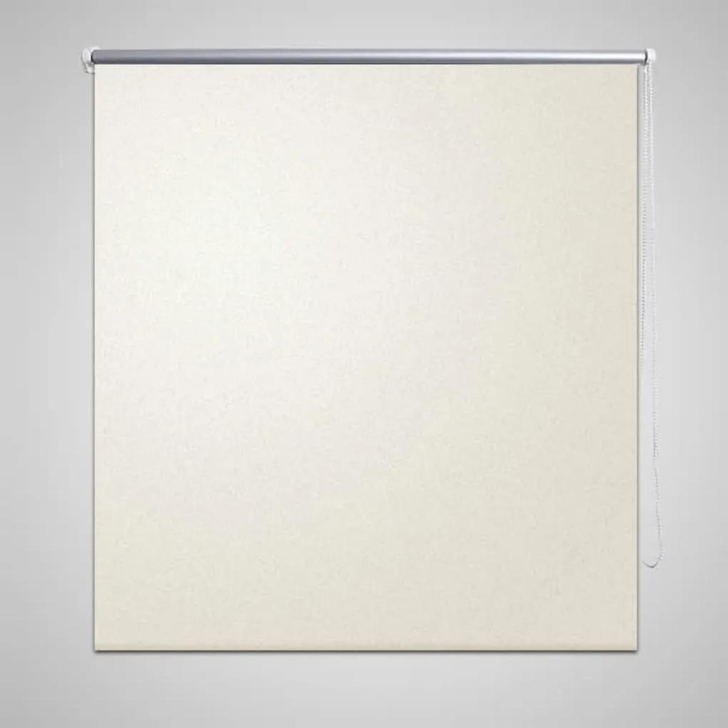 vidaXL Rolgordijn verduisterend 40 x 100 cm gebroken wit