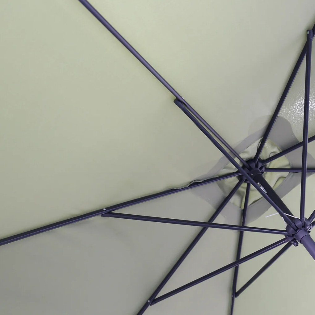 Garden Impressions Lotus stokparasol 250x250 - olijf