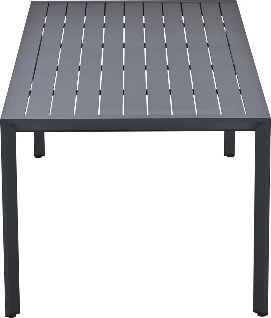 Garden Impressions Kasper tuinset 7-delig - tuintafel 220x93 cm donker grijs