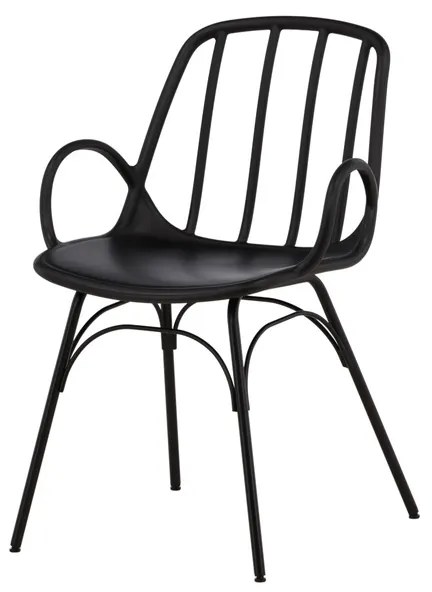 Jörn Eetkamerstoel - Natalia - Zwart - Kunststof - Jörn