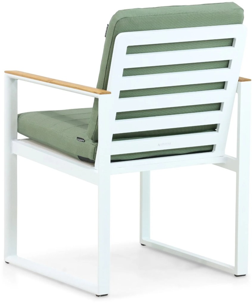 Tuinstoel Aluminium Wit Lifestyle Garden Furniture Faro