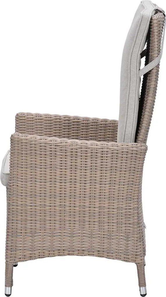 Garden Impressions Collin tuinset 7-delig - Tulli tuintafel 220x115xH75 cm - light teak vironwood