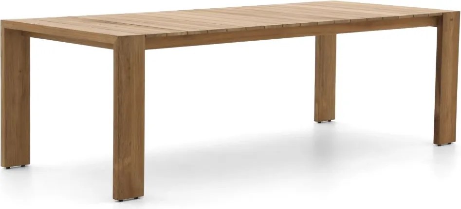 Tuin eettafel SUNS | Rechthoekig  | Tuintafel Teakhout | 240x100cm | 6 personen | Kees Smit Tuinmeubelen
