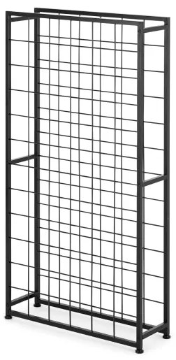 Made Essentials Moss wijnrek voor 72 wijnflessen, zwart