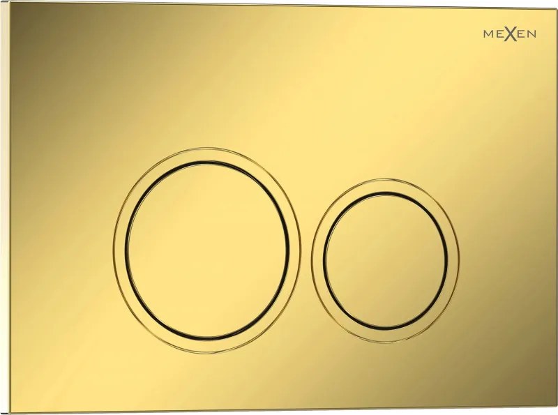 Mexen Tex 01 spoelknop, gouden champagne glanzend - 6101-08