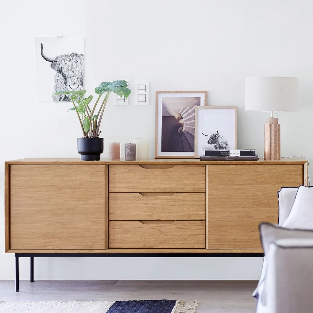 Buffetkast in fineer eik, Noyeto