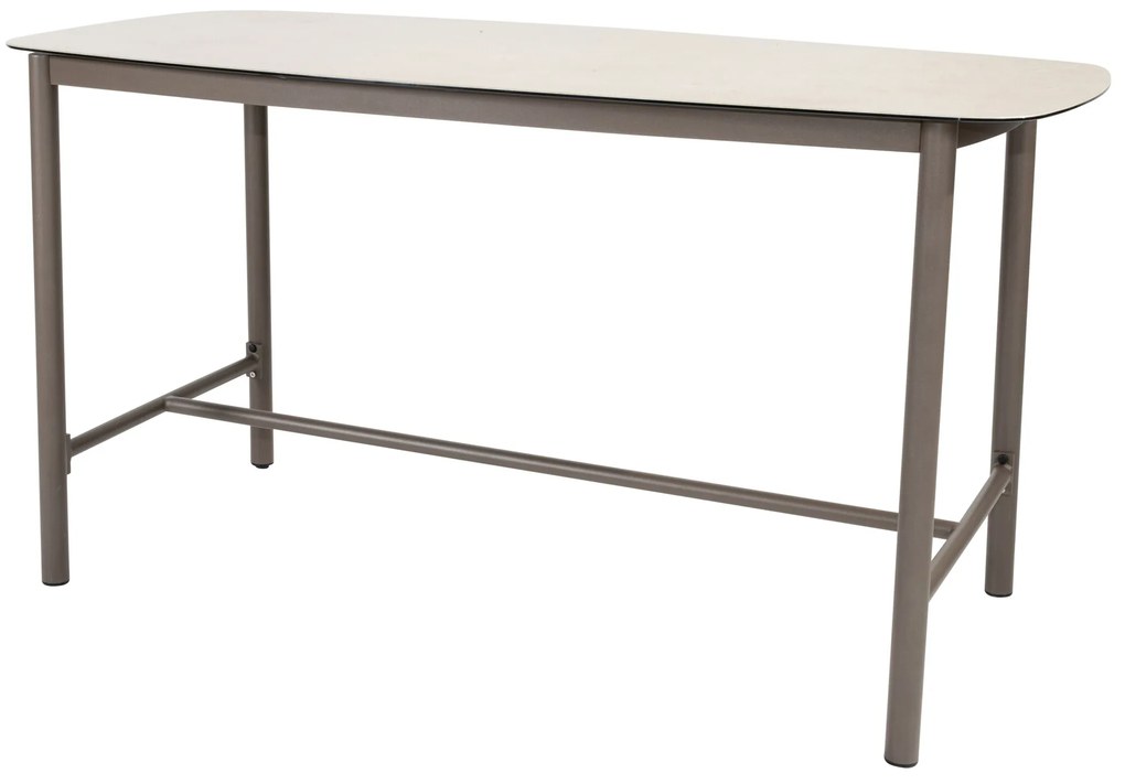 Manolo high dining tuintafel 180x90xH90 cm printed ceramic terre Taste 4SO