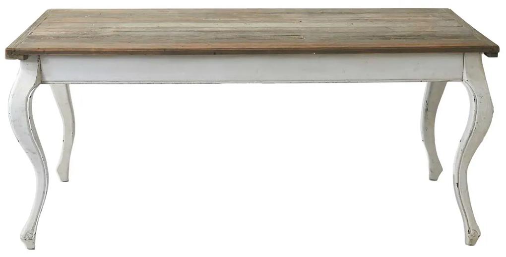 Rivièra Maison - Driftwood Dining Table, 180x90 cm - Kleur: wit