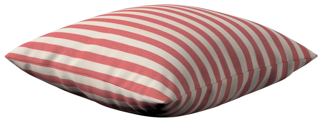 Dekoria Kussenhoes Mia, rood-ecru  60 x 60 cm