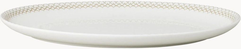 Bone China serveerplateau Jade