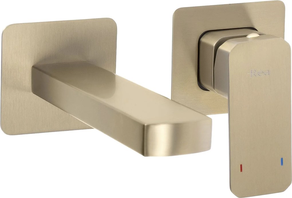 Inbouw wastafelkraan REA Arlo Brush Gold