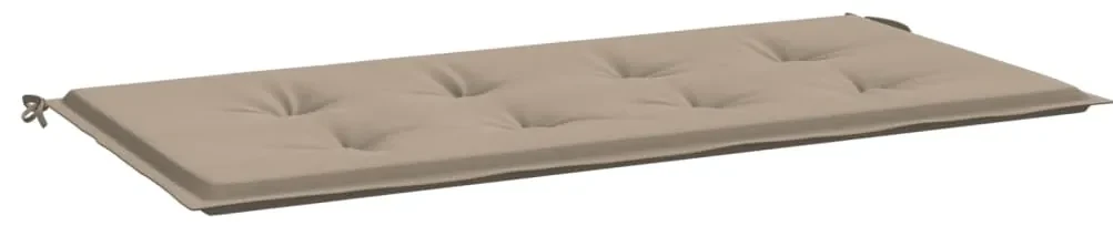 vidaXL Tuinbankkussen 120x50x3 cm taupe