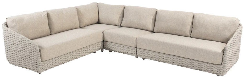 4 Seasons Outdoor Casanova hoek loungebank latte SALE Loungeset   beige weerbestendig