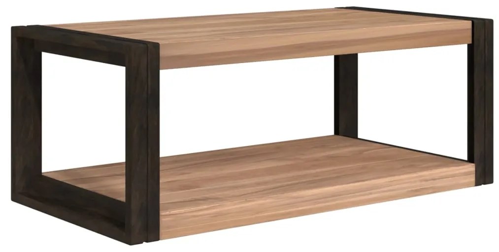 vidaXL Badkamerkast 90x45x35 cm massief teakhout