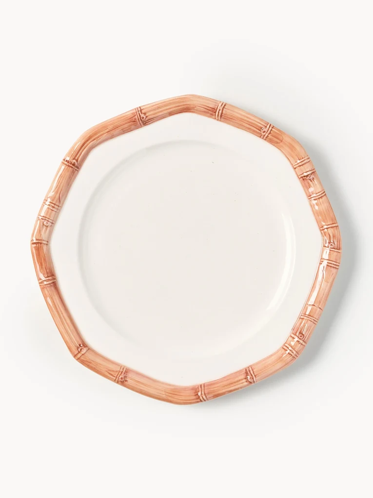 Handbeschilderd dinerbord Bamboo