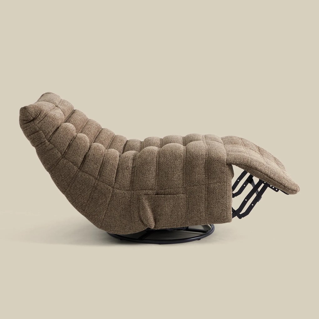 Retro Relaxfauteuil Bruin
