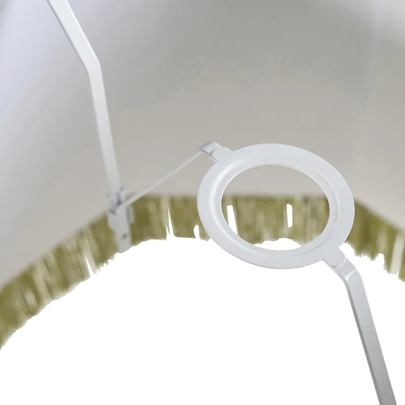 Zijden lampenkap groen 45/30/44 - Granny