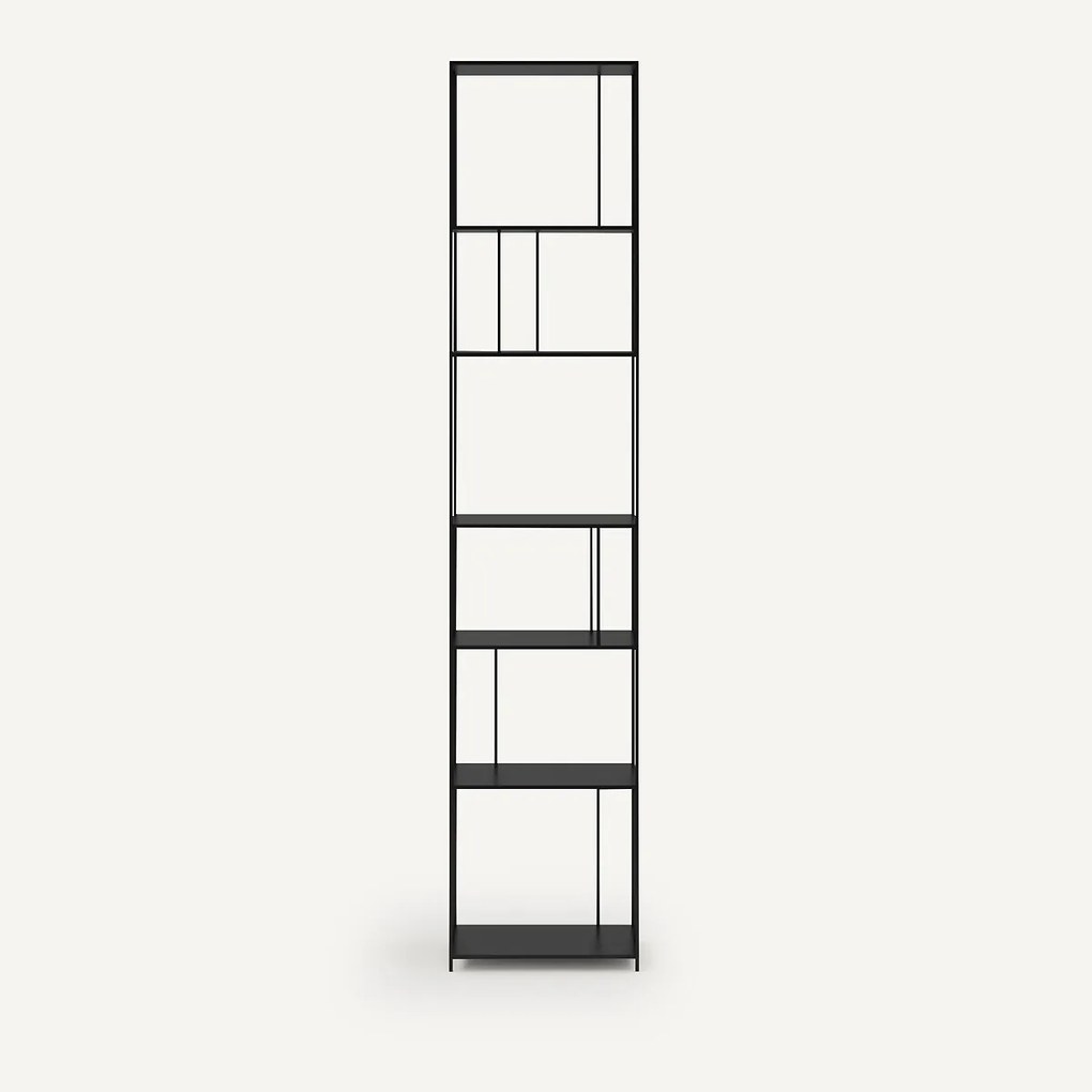 Stalen metalen boekenrek H240 cm, Parallel XL