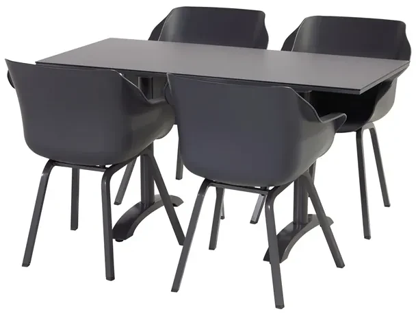 Hartman Sophie Element dining armstoel - Xerix- Alu poot