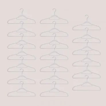 Set Van 20 Fluwelen Hangers Palou Beige – Linnen - Sklum