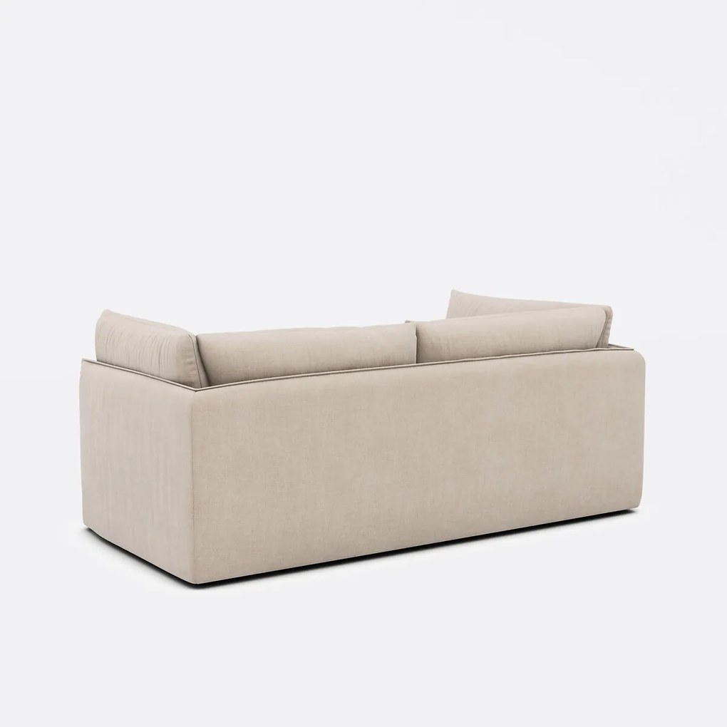 3-zits rechte bank in gestructureerde stof, Malo