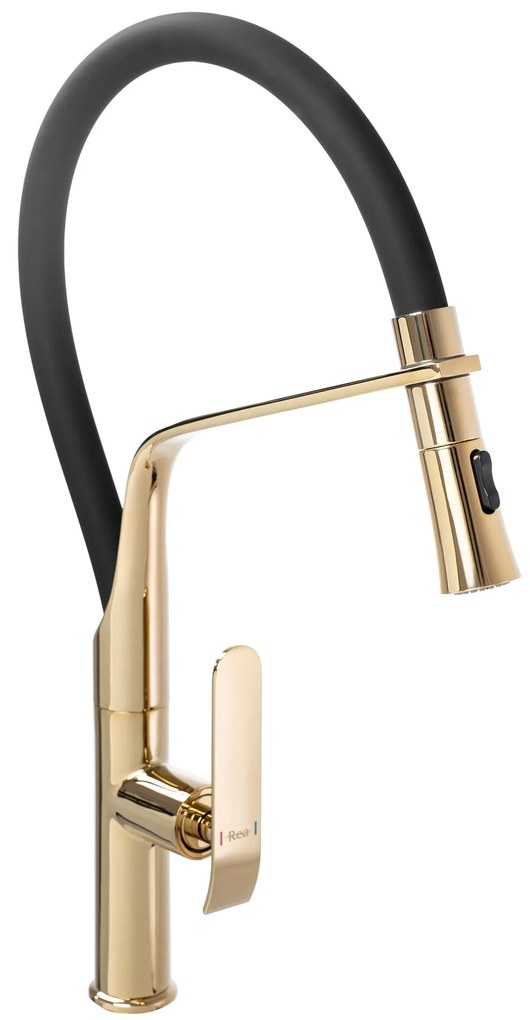 Keukenkraan Rea Castor Black/Gold