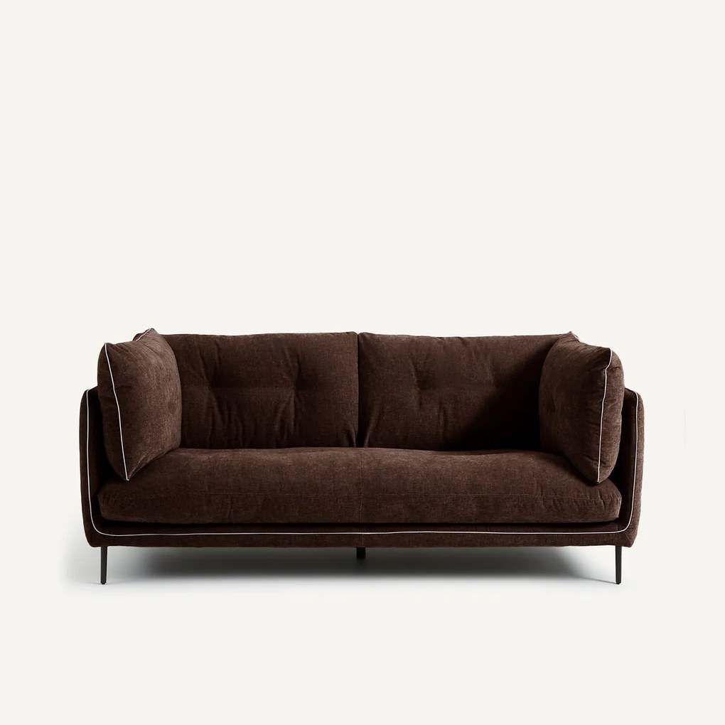 Compacte zetel in chenille fluweel, Botero